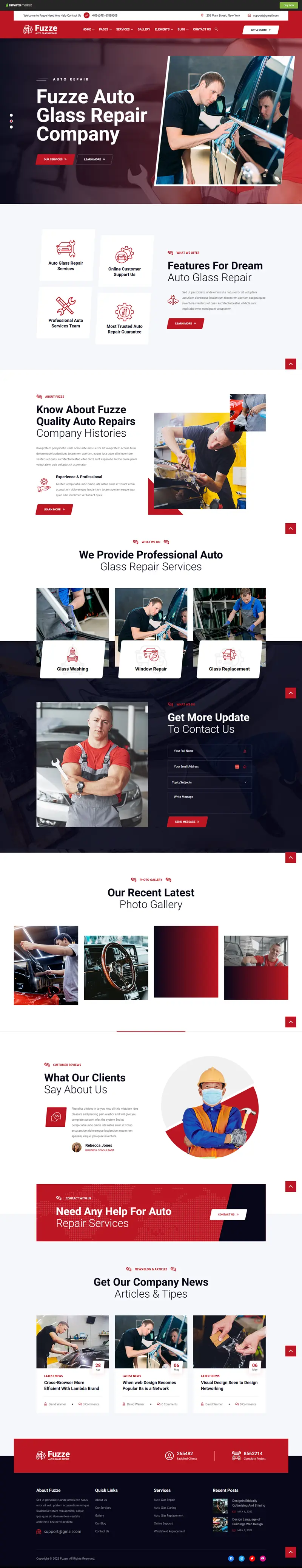 Fitness Center Website