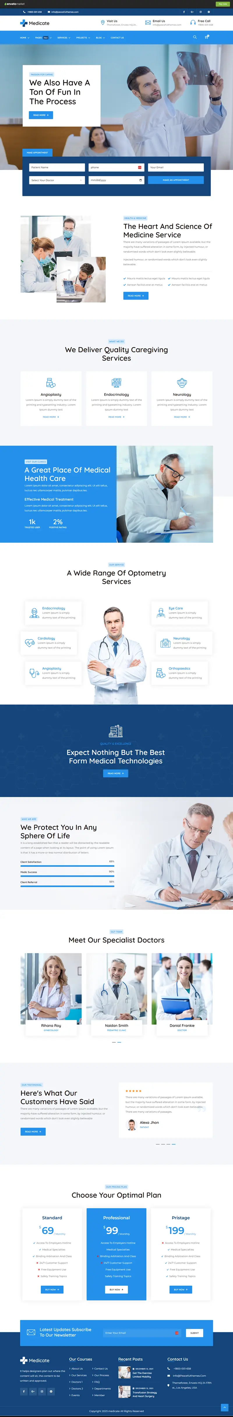 Medical Appointment Website
